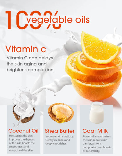 AILKE Vitamin C Whitening Kit For Women, Even Skin Tone, Clean Skin, Moisturizing, Anti Wrinkle & Aging, Glow Skin Set