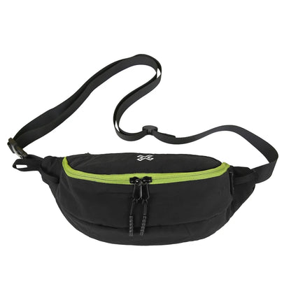 Casual Waterproof Chest Bags Large Capacity Crossbody Bags Korean Fashion Waist Bag Fanny Pack for Women Men's Travel Bag Banana black
