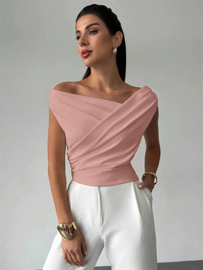 Fashion Tops Tee Woman Solid Sleeveless Shirts Ladies Camisas Mujer Summer Casual Sexy Blouse Shirt Women Clothing Blusas