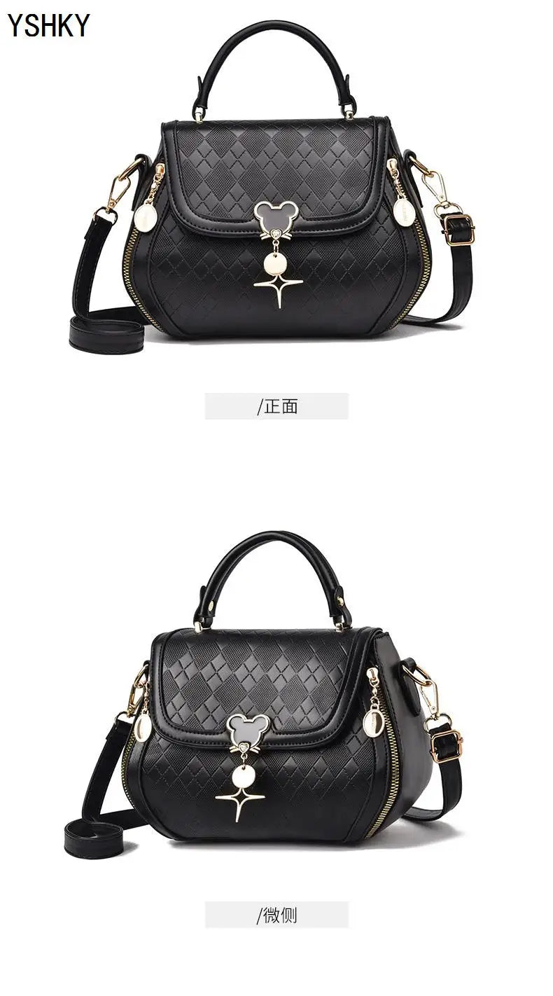 Women tote handbag bag  for women shoulder bag  sac a main femme luxury designer Genuine leather women's bag Bow Bucket bag Badiee Stylez