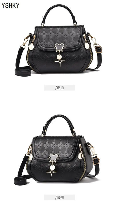 Women tote handbag bag  for women shoulder bag  sac a main femme luxury designer Genuine leather women's bag Bow Bucket bag Badiee Stylez