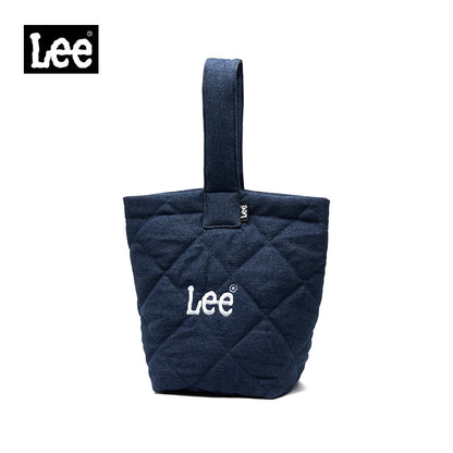 LEE Ladies Cute Design Puffer Bag Casual Soft Small Pink White Quilted Handbag Women Korean Style Down-filled Phone Bucket Bag Color A-Navy Blue