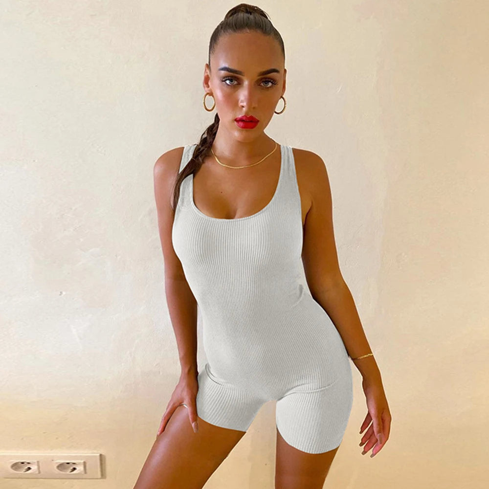 Sleeveless Vest Jumpsuit Outdoor Sports Jacket Fashion Pure Color Fitness And Leisure Women's Clothing Badiee Stylez