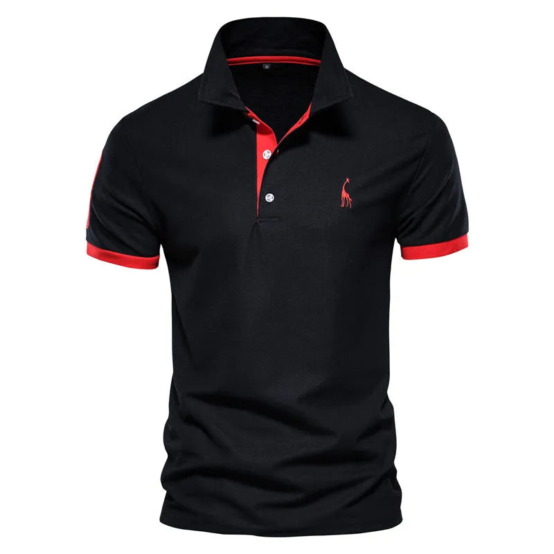 Men's Summer Golf Polo Shirt - High-Quality Casual Short Sleeve Tee in Plus Size (5XL) by [Brand Name]