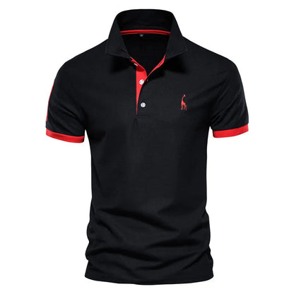 Men's Summer Golf Polo Shirt - High-Quality Casual Short Sleeve Tee in Plus Size (5XL) by [Brand Name]