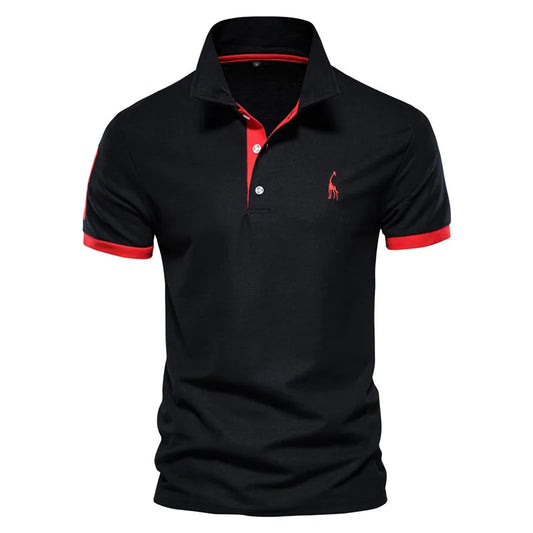 Men's Summer Golf Polo Shirt - High-Quality Casual Short Sleeve Tee in Plus Size (5XL) by [Brand Name]