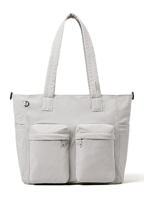 AJI Shoulder Bag For Women 2025 New Fashion Crossbody Bag Wear-Resistant Waterproof Nylon Female Handbags Ladies Messenger Bag Grey