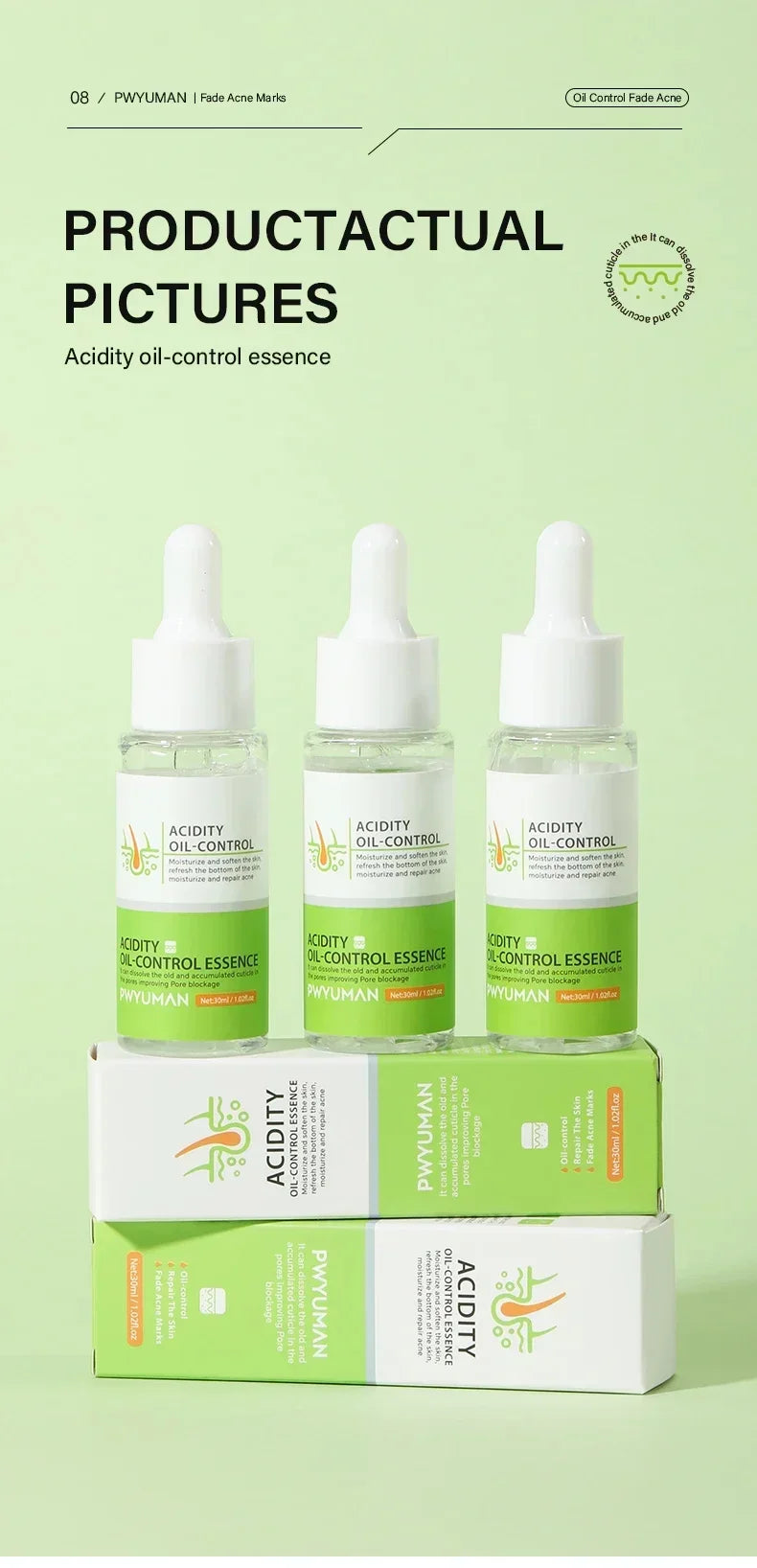 Salicylic Acid Pore Shrinking Cream Eliminate Large Pores Serum Remove Blackhead Acne Repairing Tightening Skin Care Cosmetics