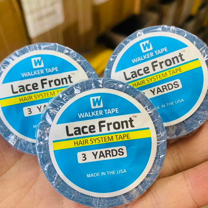 Wholesale 5/10PCS 3YARDS 0.8cm WALKERS TAPE Lace Front Hair SystemTape Extension Ultra Hold Walker Tape double wig adhesive