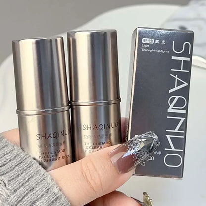 Water Light Highlight Blush Stick Shimmer Waterproof Face Contour Illuminator Lasting Moisturizer Brighten Contouring Cosmetics