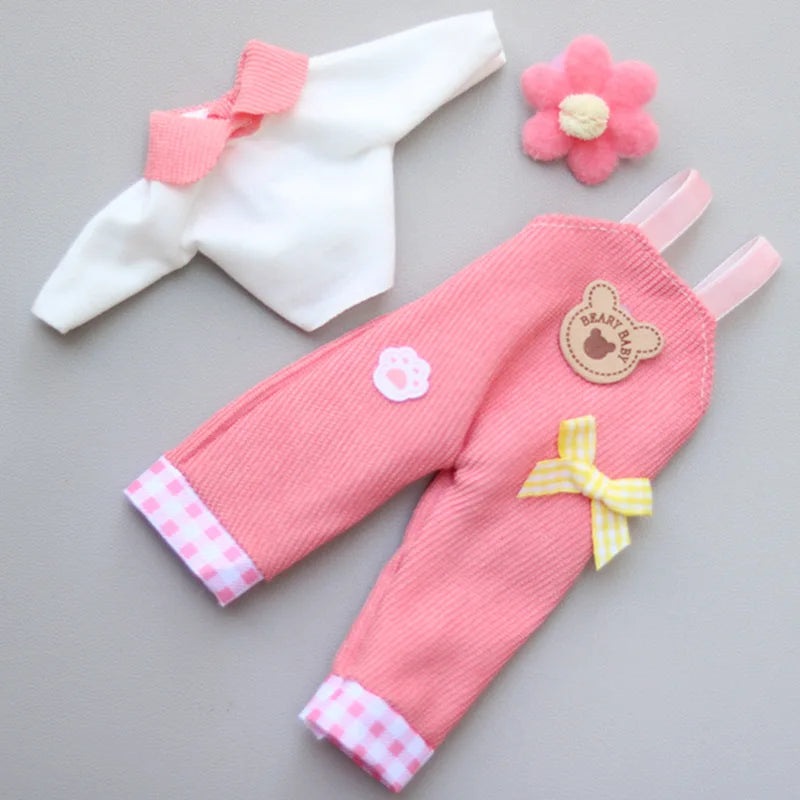 Cartoon Style Clothes Suit for 1/6 Bjd Doll Accesssories for 30cm Baby Doll Dress Up Toys for Children Type 59 Only Clothes