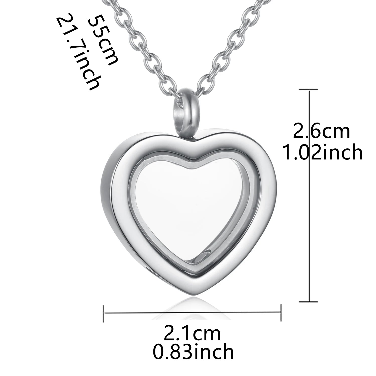 Cremation Jewelry for Ashes for Human Keepsake Stainless Steel Memorial Pendant Cremation Urn Necklace for Human Ashes Badiee Stylez