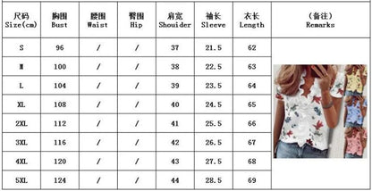 Casual Short Sleeve V-Neck Ruffles Blouses Elegant Office Ladies Shirt Summer Vintage Harajuku Slim Tops Female Boho Tunic Shirt