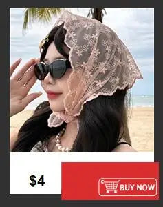 2024 White/Black Catholic Woman Spanish Style Lace Tassel Church Veil Head Covering Long Veil Floral Scarves Wedding Accessories Badiee Stylez