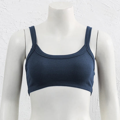 Women Sleeveless Crop Top Tank Tops Summer Sexy Casual Solid Color Streetwear Short Women's T-shirt Camisole Crop топ женский