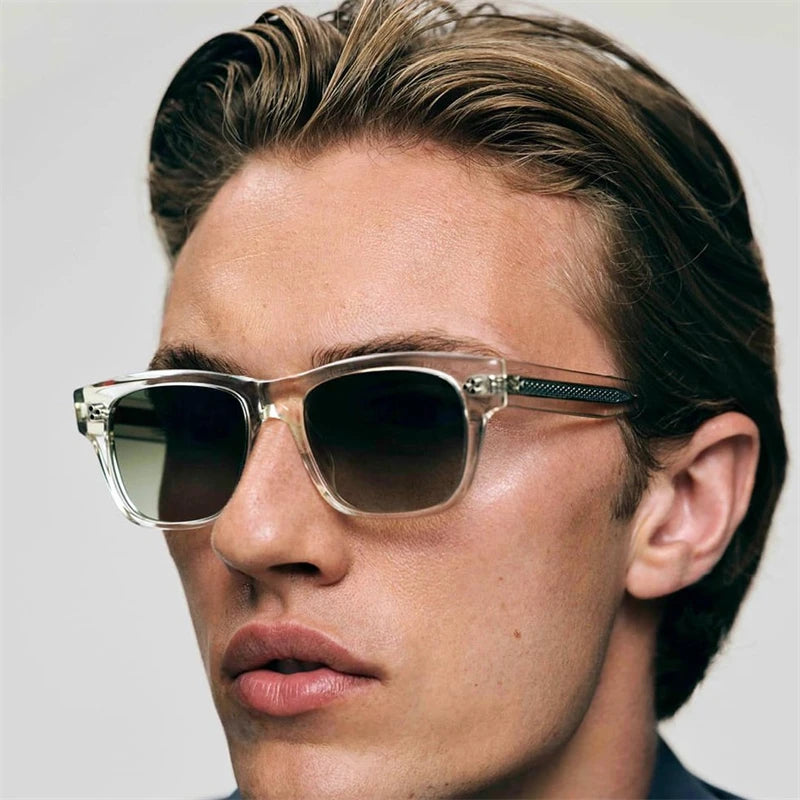 Famous Luxury Men's Sunglasses OV5524SU Square Acetate Female Women's Sunglasses BIRELL Outdoor oculos de sol masculino