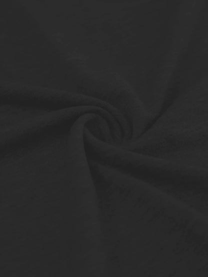 Plus - Size Mysterious Moon Phase Graphic Tee, Black Short - Sleeve