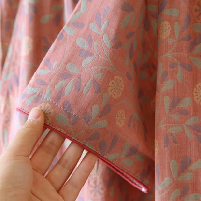 2025 Spring/Summer New Women's Pajama Set 100% Cotton Short Sleeve+Capris Two Piece Set for Large Flower Thin Home Furnishing