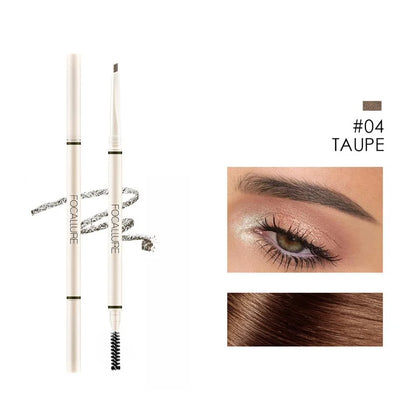 Wholesale FOCALLURE 4 Colors Ultra Fine Eyebrow Pencil Long-lasting Precise Eyebrow Enhancers Eye Brow Pen Makeup Cosmetics TAUPE