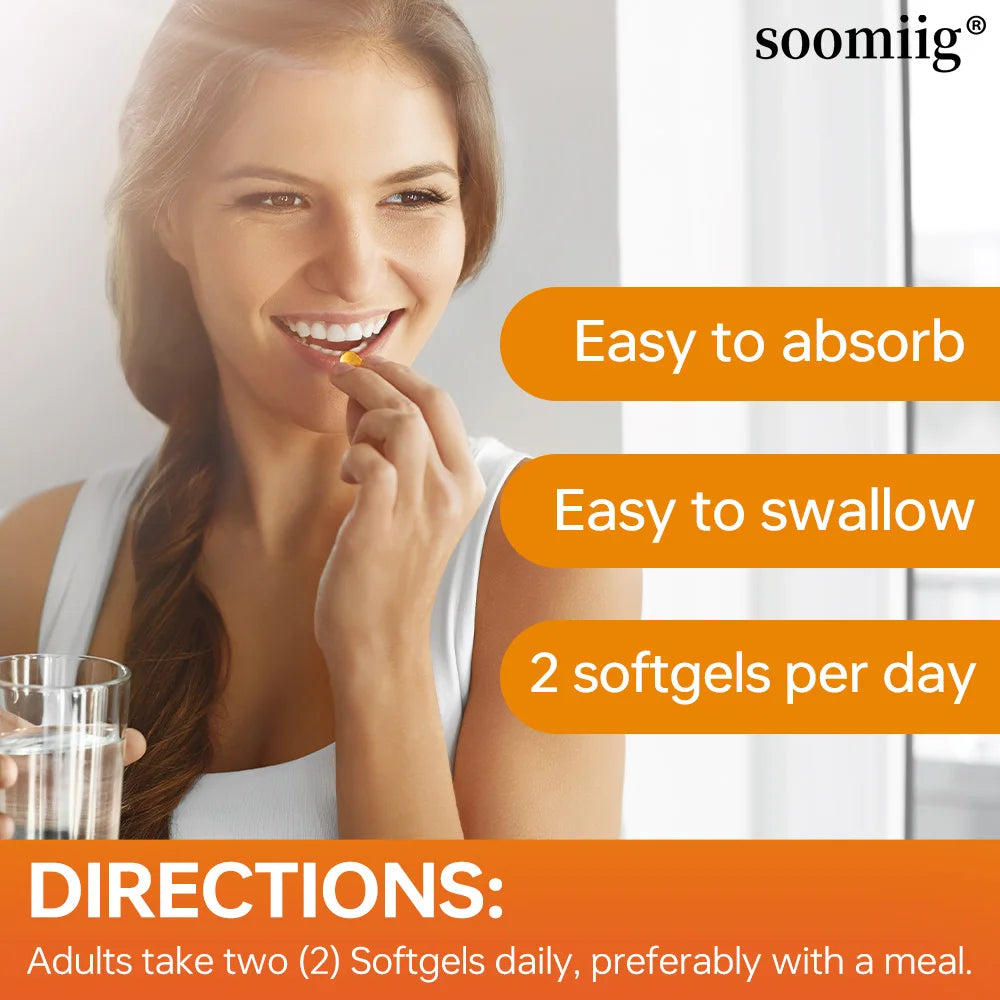 Vitamin D3 K2 - Bone Health & Immune Support Supplement - with 5000 IU Vitamin D and 50 Mcg Vitamin K2, Soy Free