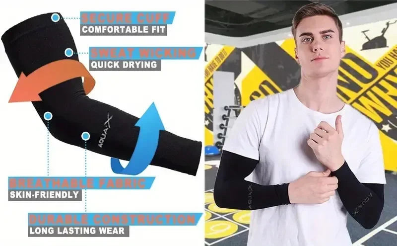 Summer UV protection Breathable Sun Protection Sleeves Breathable UV Protective Gear for Sports Driving Outdoor Adventures