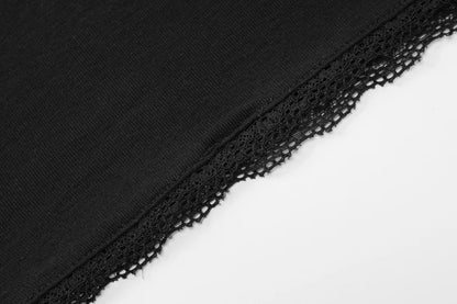 Dulzura Halter Sleeveless Crop Top Vest 2024 Summer Women Lace Patchwork Sexy Rhinestones Y2K Vintage Elegant Club