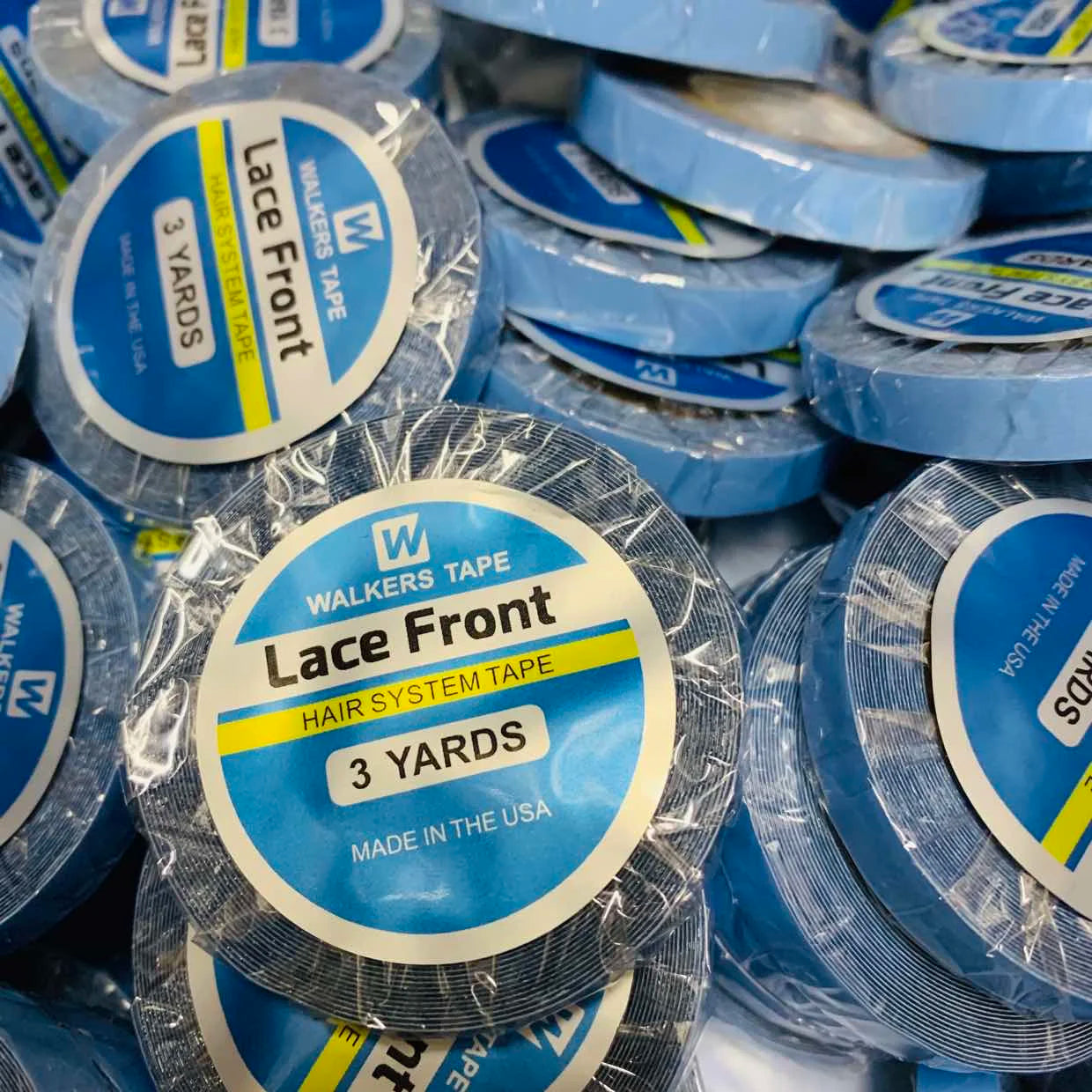 Wholesale 5/10PCS 3YARDS 0.8cm WALKERS TAPE Lace Front Hair SystemTape Extension Ultra Hold Walker Tape double wig adhesive