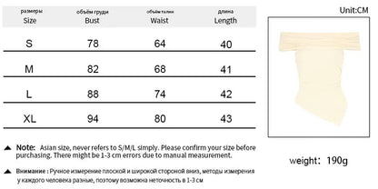 Women New T-shirt Summer Fashion Slash Neck Streetwear Casual Slim Versatile Tees Solid Sexy Off Shoulder Elegant Lady Clothing