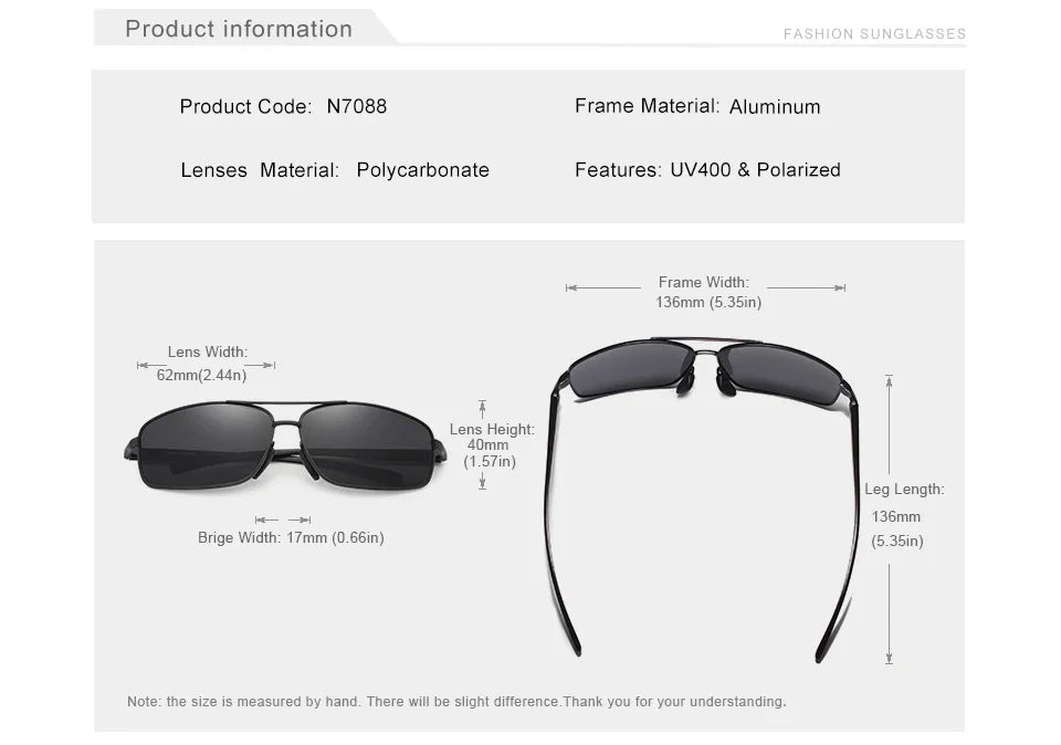 KINGSEVEN Fashion Designer Aluminum Polarized Sunglasses Sun Glasses Vintage UV400 For Men/Women Eye Protection Eyewear