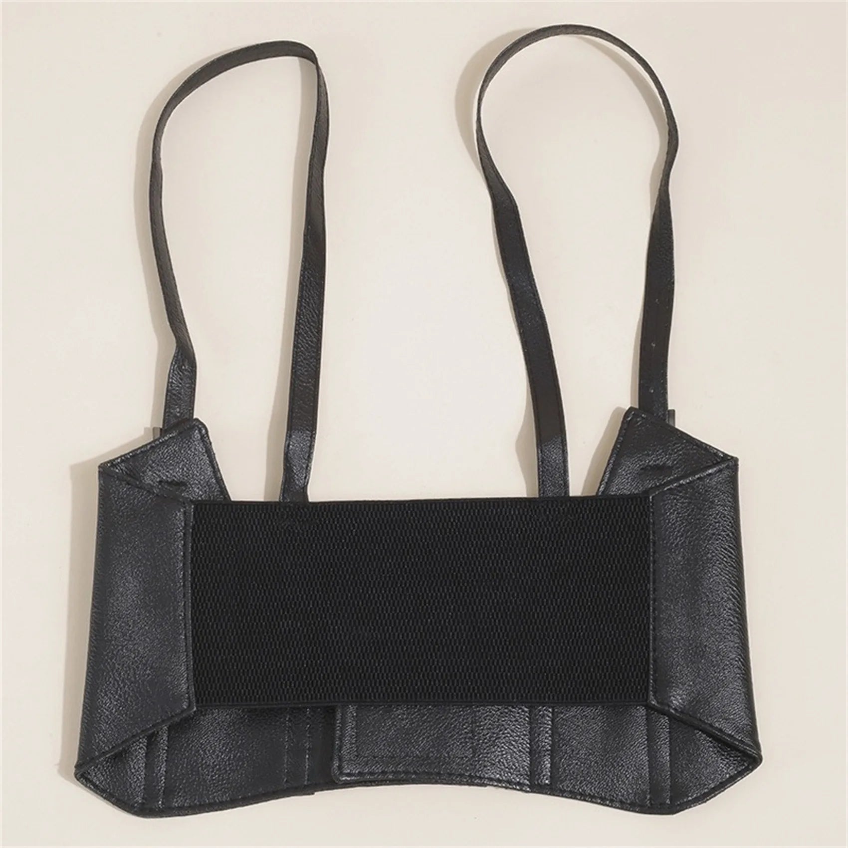 Women's Waist Belt Underbust Corset PU Leather Adjustable Punk Cummerbund Corset Wide Belts Dress Costume Waistband Cincher 1PC