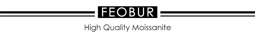 FEOBUR 1-3CT Moissanite Necklace for Women Certified 925 Sterling Silver Sparkling Lab Diamond Pendant Chain Party Jewelry GRA - Badiee Stylez