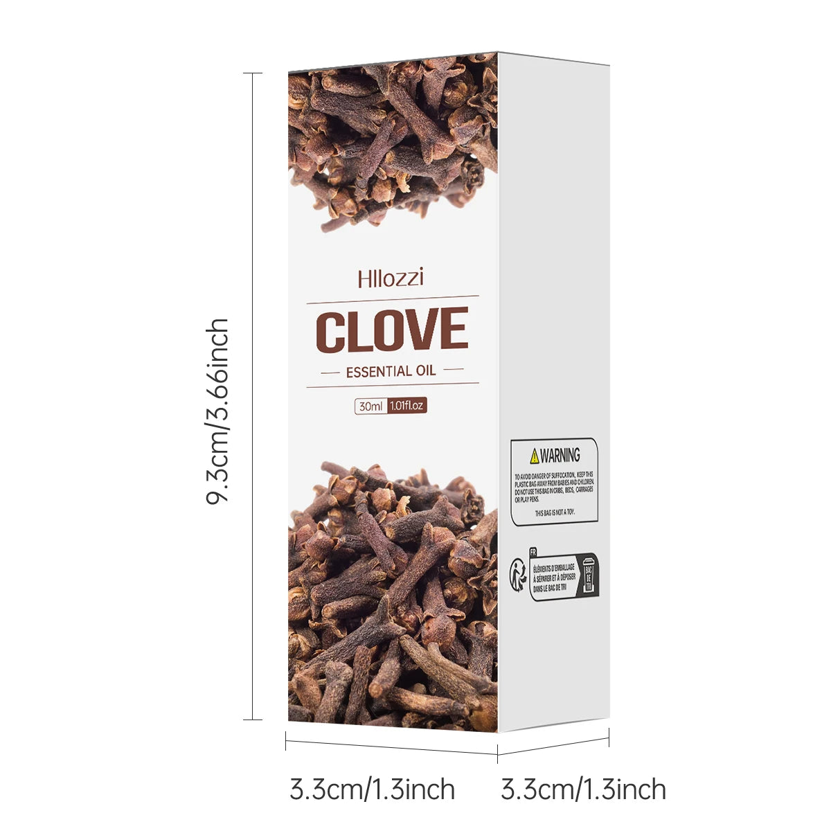 30ml clove essential oil non-greasy long-lasting fragrance aromatherapy diffuser humidifier massage soap DIY production