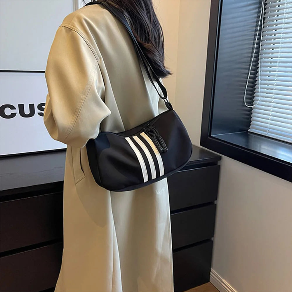 Fashion Crossbody Bag for Women Purse Oxford Tote Bag Fashion Chain Aesthetic Handbags Travel Bags