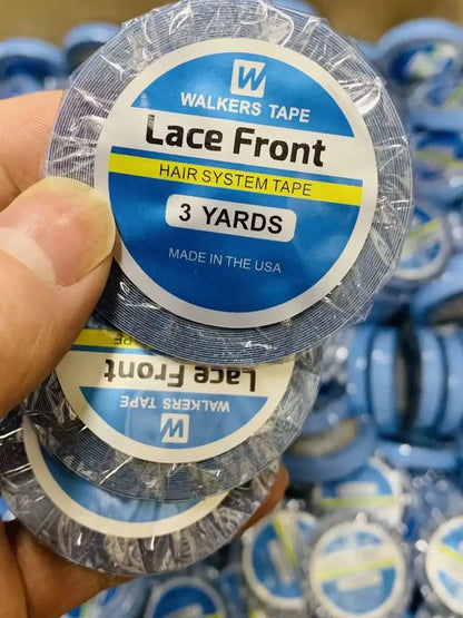 Wholesale 5/10PCS 3YARDS 0.8cm WALKERS TAPE Lace Front Hair SystemTape Extension Ultra Hold Walker Tape double wig adhesive