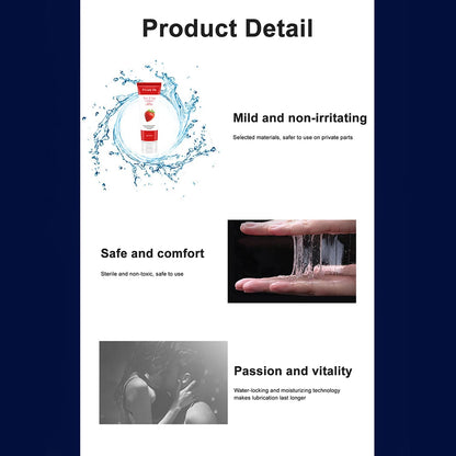 Lubricant for Sex Anal Water-Based Lubricant for Adult Gay Easy to Clean Women Fast Orgasm Grease Lube Oral Vaginal Gel Sex Toy