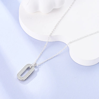 Original 925 Sterling Silver Necklace For Women Class Style Heart Shape Romantic Style High Quality Women Necklace Jewelry Gift