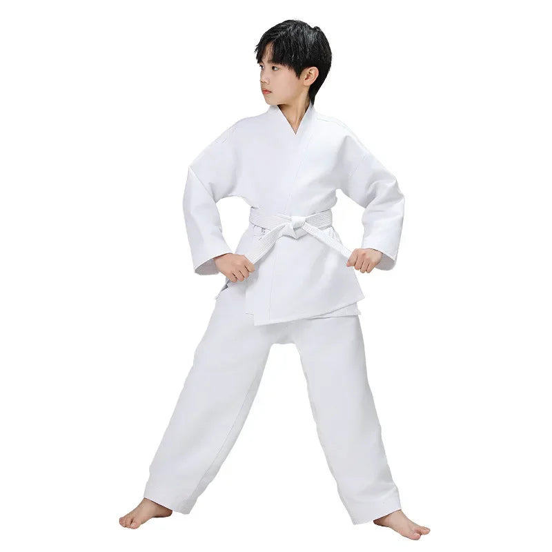 New Breathable karate uniform for kids and adults lightweight pants and jackets martial arts uniform with free belt for students Badiee Stylez