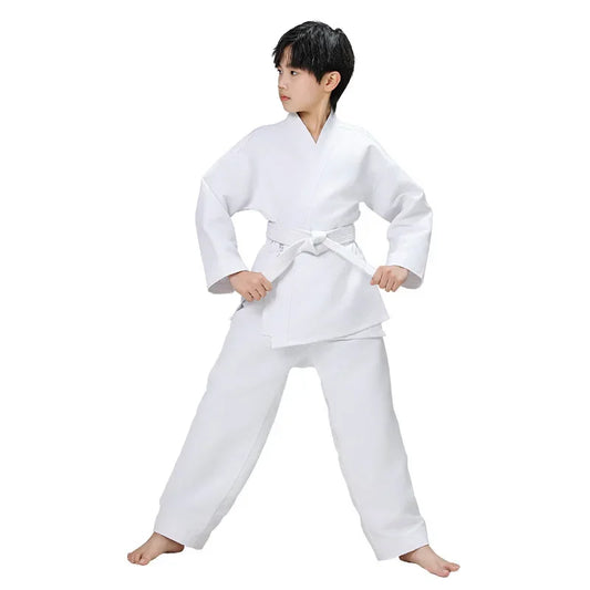 New Breathable karate uniform for kids and adults lightweight pants and jackets martial arts uniform with free belt for students Badiee Stylez