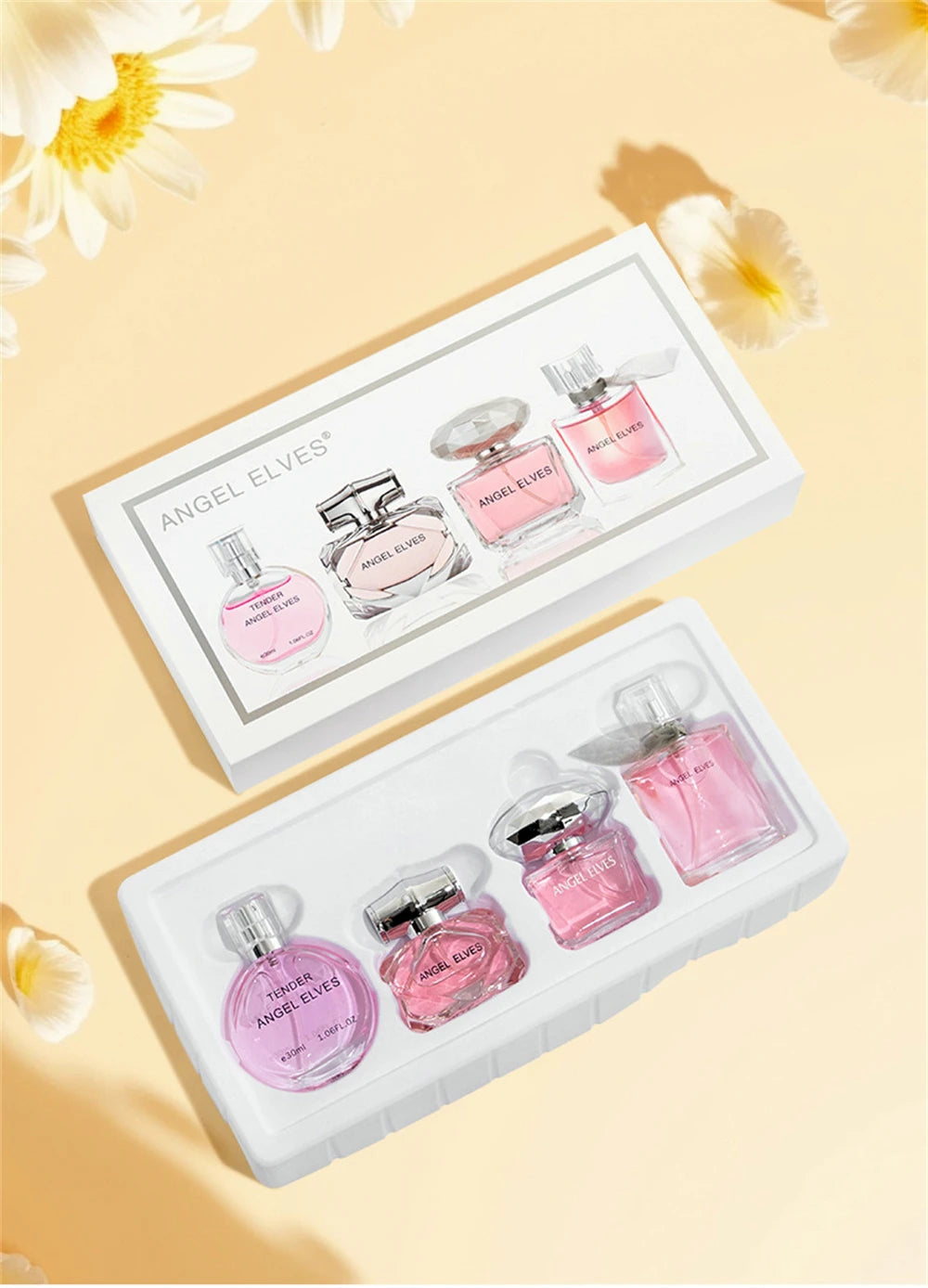 Gift Box 4Pcs Set Perfume Women 120ml Club De Nuit Perfumes De Mujer Lasting Fragrance Parfum Femme Floral Fruity Scent Spray Badiee Stylez