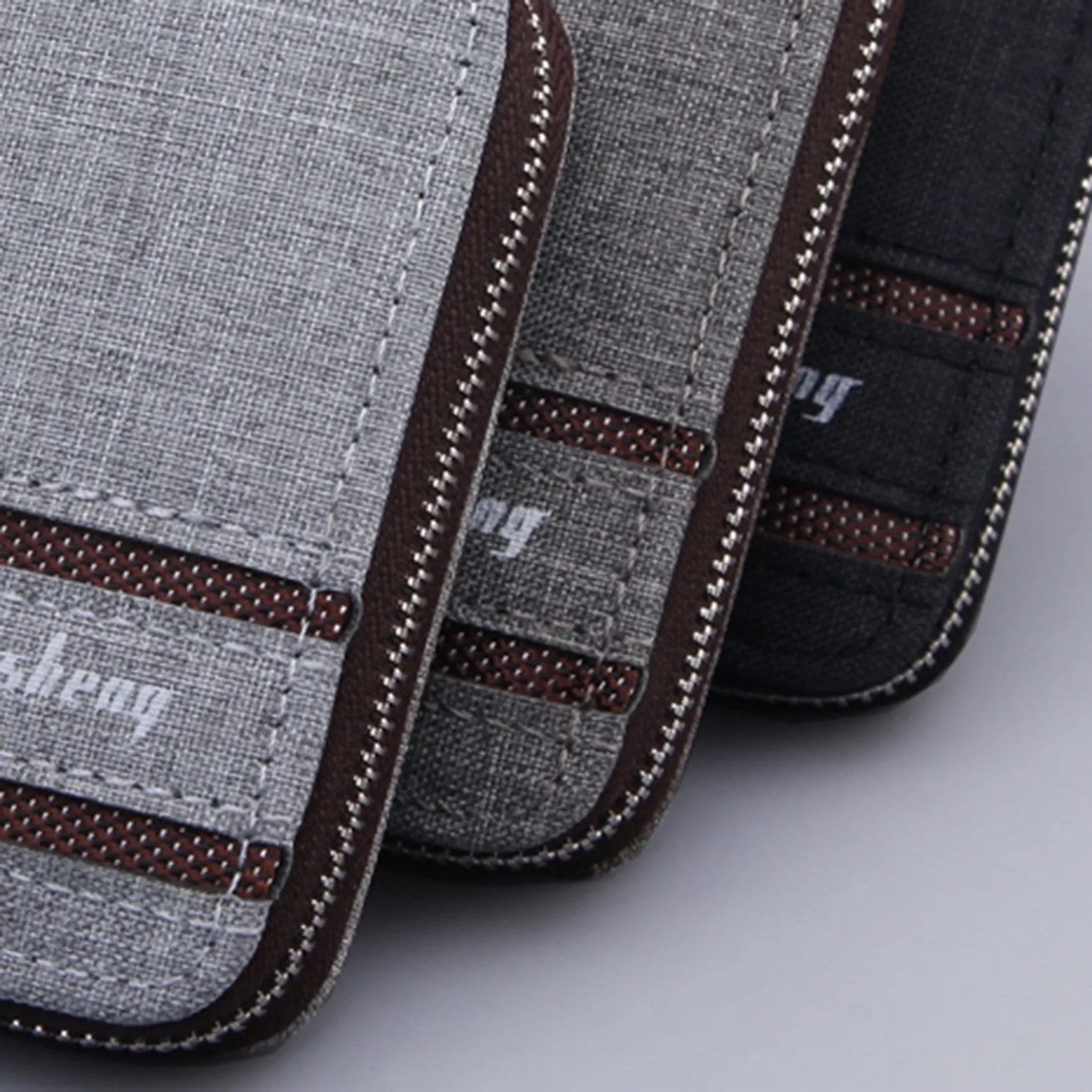 Short Men Wallets Slim Classic Coin Pocket Photo Holder Small Male Wallet Print Quality Card Holder Canvas Men Purses