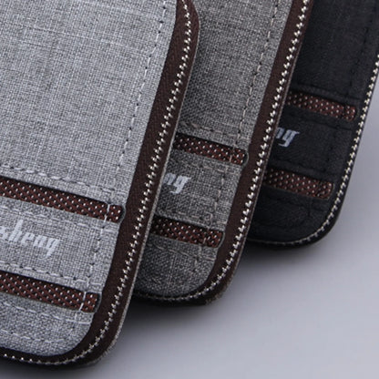 Short Men Wallets Slim Classic Coin Pocket Photo Holder Small Male Wallet Print Quality Card Holder Canvas Men Purses