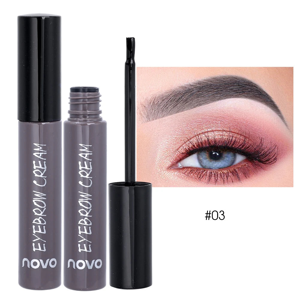 Waterproof Peel Off Eyebrow Gel Semi-Permanent Eye Brow Enhancer Tattoo Tint Long-lasting Black Brown Dye Eyebrow Cream Cosmetic D02