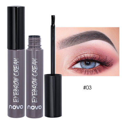 Waterproof Peel Off Eyebrow Gel Semi-Permanent Eye Brow Enhancer Tattoo Tint Long-lasting Black Brown Dye Eyebrow Cream Cosmetic D02