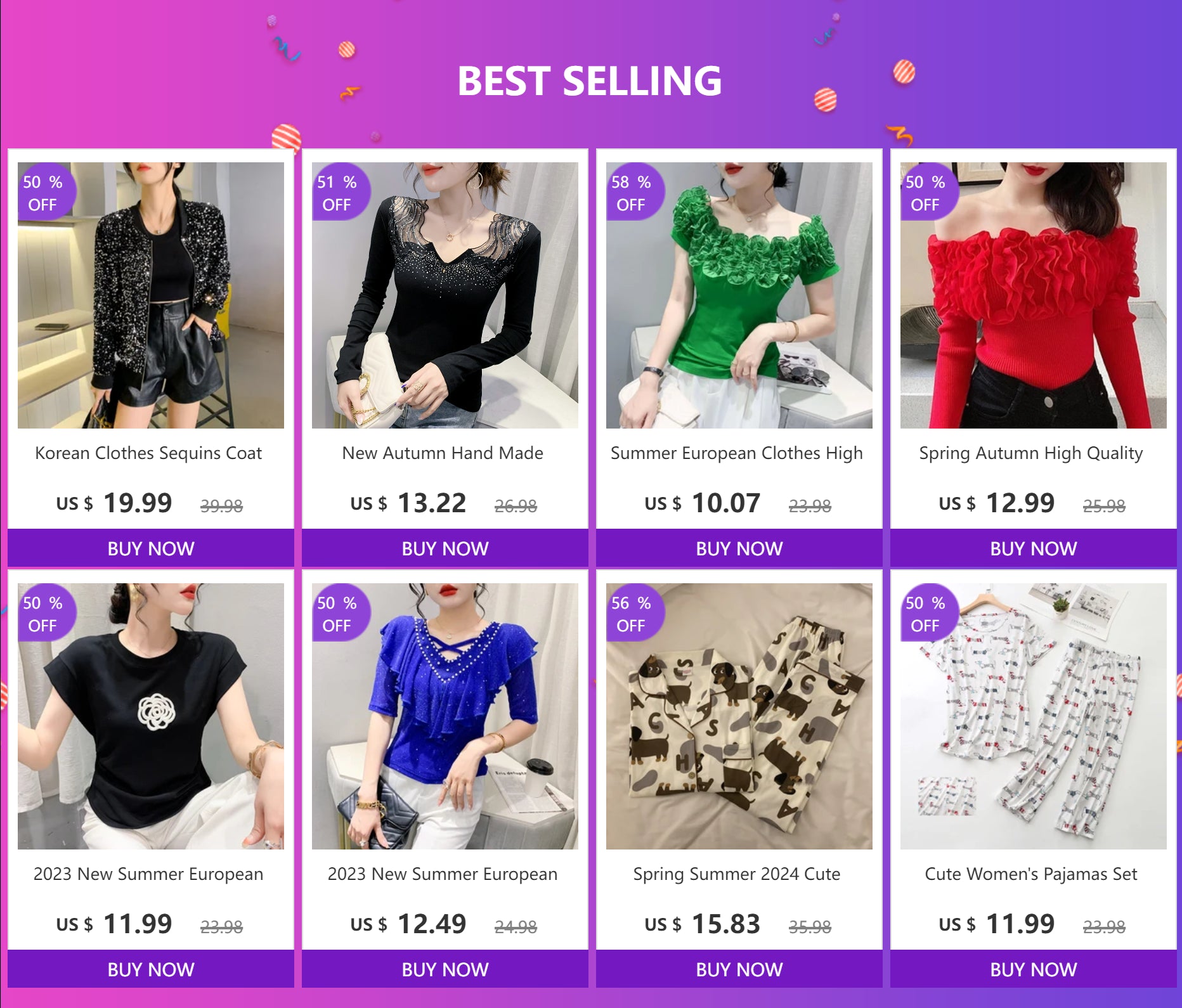 Spring Summer 2024 Cute Women's Pajamas Set Dachshund Print Cotton Two Pieces Short Sleeve Tops Full Length Pants Sleepwear 3991