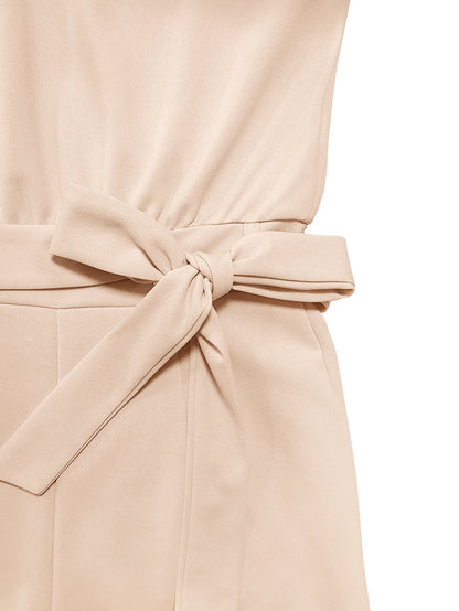 Women's Belted Jumpsuit Casual Wide-Leg Pants Summer Commute Outfit Stylish & Comfortable