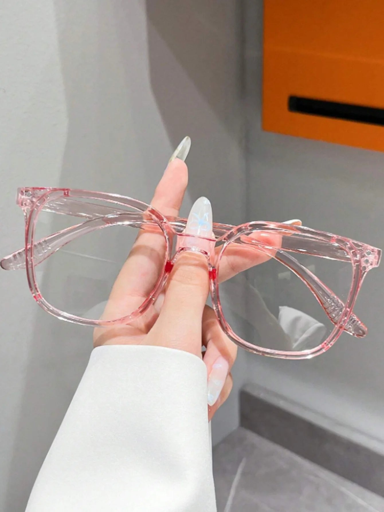 1Pc/3Pcs/4Pcs/6Pcs European and American Classic Popular Square Frame Glasses Set Men's and Women's Fashion Glasses Badiee Stylez