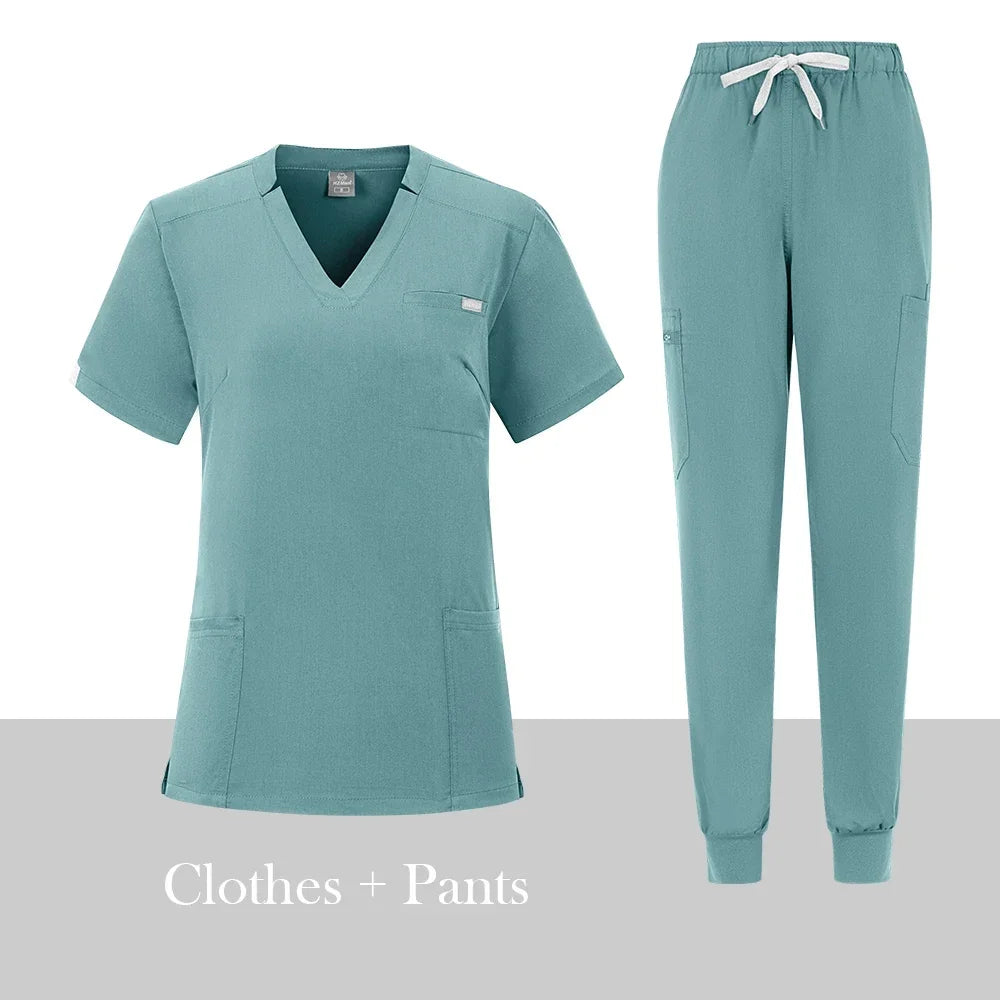Wholesale Operating Room Medical Uniform Scrubs Hospital Working Scrubs Set Medical Supplies Nurse Dental Surgery Suit Workwear Badiee Stylez