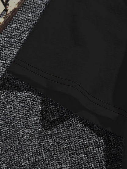 Plus Size SHEIN LUNE Fashionable Minimalist Wine Glass Print Casual Short Sleeve T-Shirt Graphic Tees Women Tops