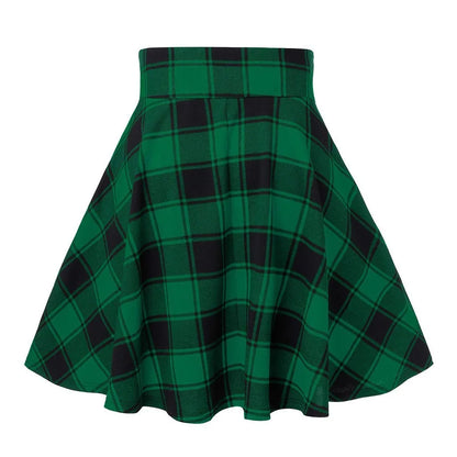 Black Checkered Women's Gothic Skirt Women Pleated Plaid Skirts Spring Autumn Girl Hip Hop Female Punk Goth Mini Skirt Clubwear