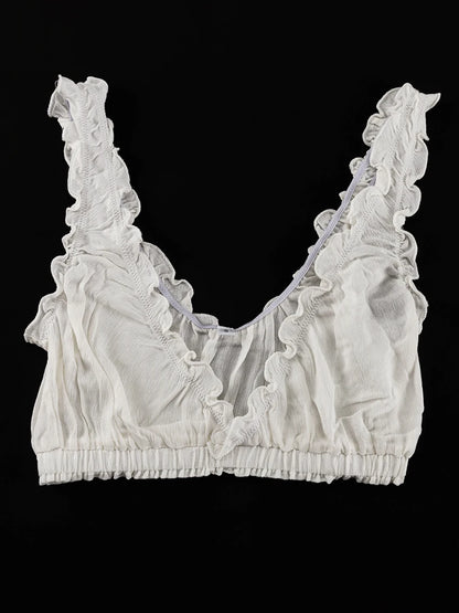 Marthaqiqi Casual Women Nightgowns Set V-Neck Sleepwear Long Sleeve Robe Underwear Shorts White Loose Ladies Pajama 3 Piece Suit